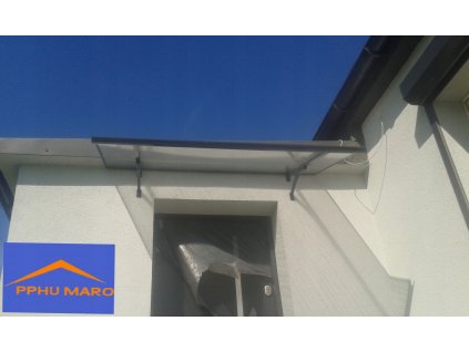 Strieška na dvere Strieška 120x85 biela_0