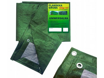 Krycia plachta - Plachta 4m x 6m 120g hrubá, silné 4x6 PVC_0