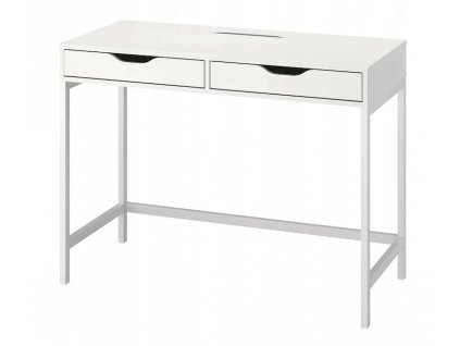 Písací stôl ALEX 2 zásuvky 100x48 cm BIELA VYPR_0
