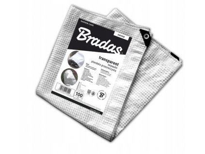 Krycia plachta - Spevnená priehľadná plachta 8mx10m 100g LENO_0