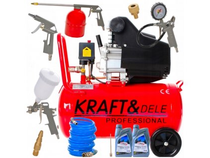 Kompresor olejový 50L s príslušenstvom_0