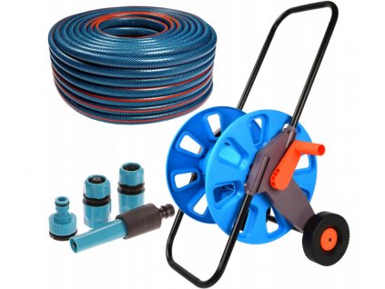 Súprava s vozíkom na hadicu 50 m 1/2 GEKO SPRINKLER_0