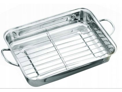 Pekáč - Oceľové pečenie krehké s roštom 40 cm_0