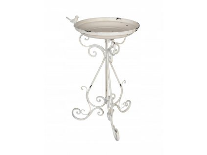 Vtáčia búdka, krmitko, domček - Vták vtáky biele kovové vinobranie_1