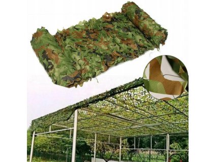 Vojenská MASKOVACIA SIEŤ Maska džungle 4x6m_0