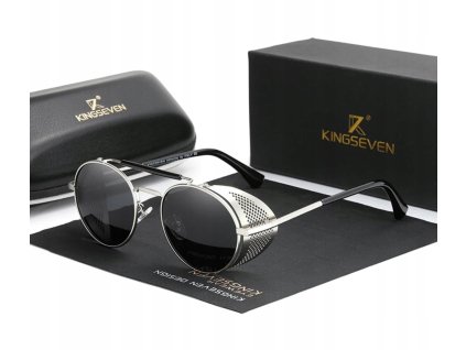 KINGSEVEN okuliare retro polarizované UV400 + prípade_0