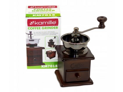 ručný Mlynček na mletie kávy a korenie KAMILLE_0