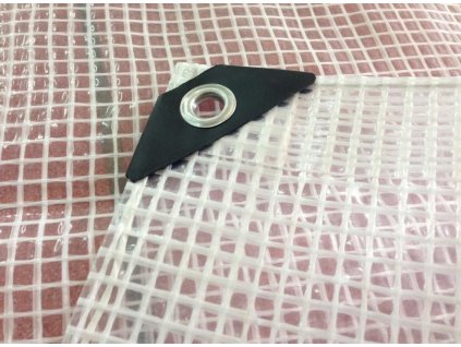 Krycia plachta - TRANSPARENTNÁ ZOSILNENÁ TARP 6x8 100g Biela 8x6_0