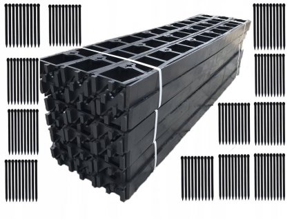 Obrubník palisáda -  50 x PALISÁDOVÉ PILOVÉ HRANY + 250 KOTVÍN_0