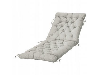 Vankúše  - IKEA KUDDARNA Vankúš na lehátko - sivý 190x60 cm_1