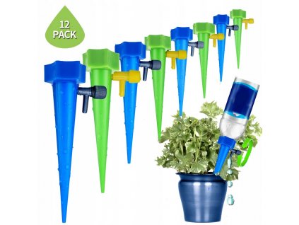 Čerpadlo -  Odkvapkávač rastlín na fľašu s vodou 12 ks_0