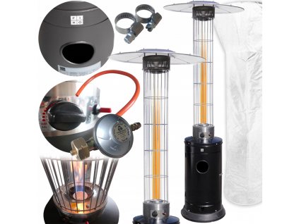 Vykurovací dáždnik, plynový ohrievač FIXO + KRYT_1