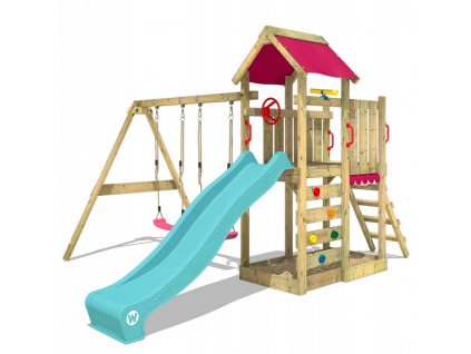 WICKEY MultiFlyer drewniany plac zabaw dla dzieci