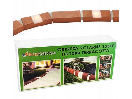 Obrubník palisáda -  SOLÁRNA TERRACOTTA TRÁVA HRANY 10 KS 220CM_0