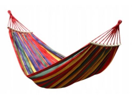 Hojdacia sieť hamak -  2-lôžková hojdacia sieť s rámom swing 200 kg 270x150_1