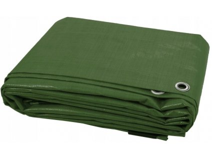 Krycia plachta - Posilnená krycia plachta 5x5 Zelená 120g / m2_0