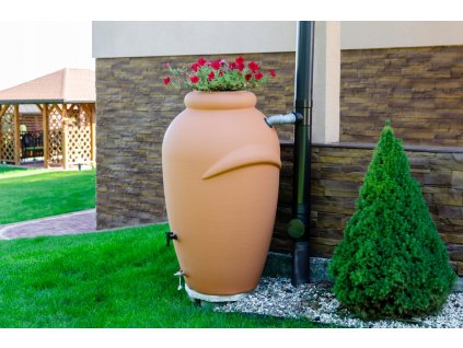 Nádrž na dažďovú  vodu - Nádrž na dažďovú vodu. 360 litrová nádoba ŠEDÁ_1