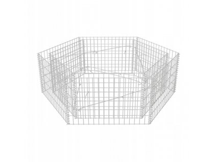 Gabión - Gabiónový hrniec v tvare šesťuholníka 160x140cm_0