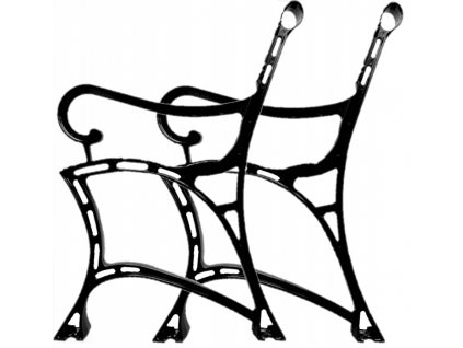 Nohy pre lavičku s podrúčkami 2 KS_1