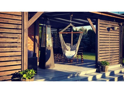 plynové kúrenie dáždnik pyramída čierna UMBRELLA_0