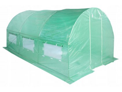 Fóliovník -  FÓLOVÝ TUNEL 2,5x5m (12,5 m2) RÁM + ZELENÁ FÓLIA_0