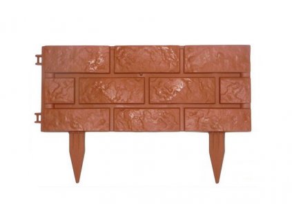 Obrubník palisáda -  ZÁHRADNÁ STENA palisádový lemovací obrubník TERAKOTA_0