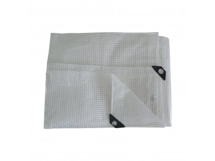 Krycia plachta - Plachta 6x10 priehľadná 100g / m2 vystužená_0