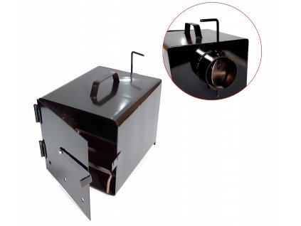 Udiareň - Kovový krém na fajčenie s roštom + Slnko_1