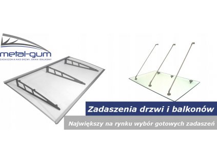 Strieška dverí Arch Canopy 160x90 cm Alu_0