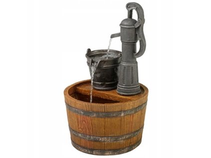 Fontanna ogrodowa POMPA z WIADERKIEM
