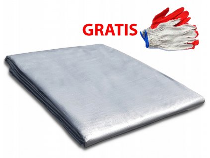 Krycia plachta - Plachta 6m x 10m 260g, veľmi hrubá, pevná PVC 6x10_0