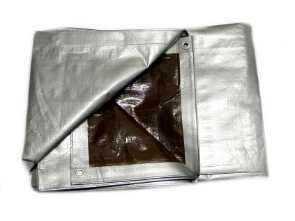 Krycia plachta - VODEODOLNÁ STRIEBORNÁ plachta 3x4 200gr / m2 HUSTÁ_0