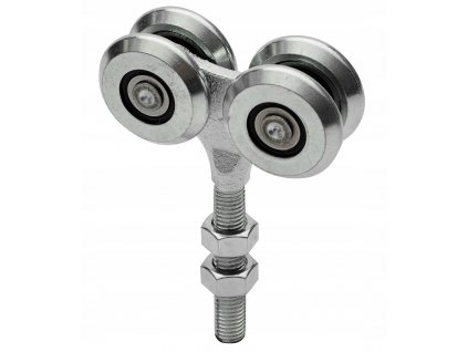 VOZÍK vodiacej koľajnice DVERE, BRÁNY PRÍVESOK 50x46 mm_0