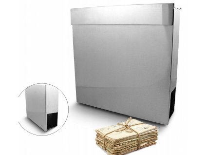 Poštová schránka - mail schránky nerezová oceľ nerezová OCEĽ GAZETNIK_0