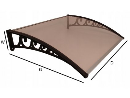 STRECHA NAD DVERE MARKÍZA MARKÍZ 150x100 PLEXI_0