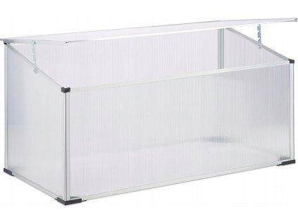 Skleník - Relaxačný hliníkový mini skleník 100x50x50cm (10789_0