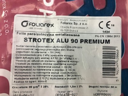 STROTEX AL 90 75 m2 film paroizolacyjna hliníka_6