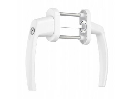 Rukoväť balkonowa s kľúčovými bilaterálne Biela_0