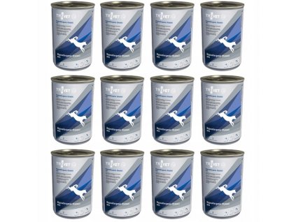 Krmivo pre psy - Trovet RRD hypoalergénny (králik) 12 plechoviek 400 g_0