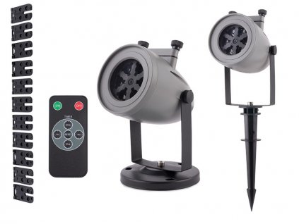 Laserový projektor  - STAR SHOWER PROJEKTOR LED LASER 12 DESKY PILOT_0