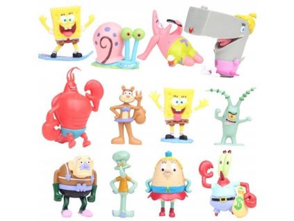 Rozprávková postavička - 12 SpongeBob Ručné modely Hand Office Aberdeen_0