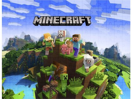 Puzzle s Minecraft 252 EL tlače. A3 hit!_0