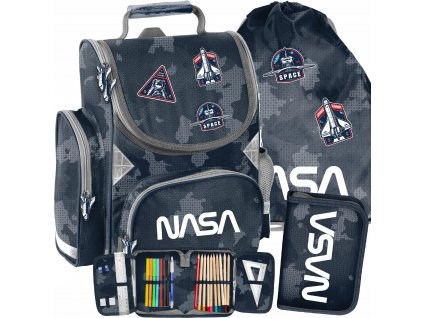 Aktovka, školská taška -  Site školská taška pre chlapcov NASA_0