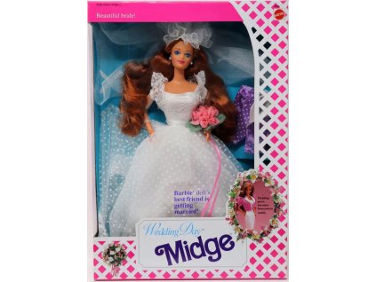 VINTAGE Wedding Day Midge Bride 1990 Barbie NRFB