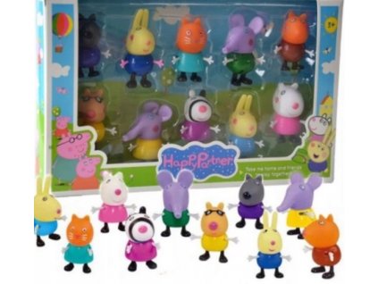 Rozprávková postavička - Peppa prasa čísla 10 kusov_0