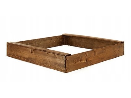 drevené Pieskovisko P-19 160x160 Bronz_0