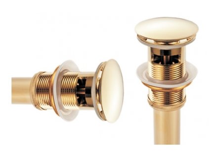 Umyvadlová batéria - PLUG CLICK GOLDEN COVER GOLD ROYAL_0