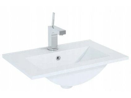 Umývadlo -  BIELE KERAMICKÉ UMÝVADLO 60 x 40 cm TANEC ELITA_0