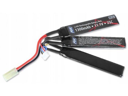 ASG Batéria AEG LiPo 11,1V 1300mAh 25C - [1+1+1]