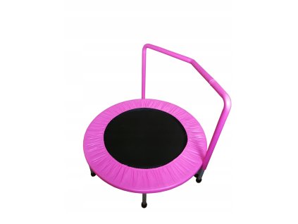 Vnútorná detská trampolína, 90 cm, ružová_0